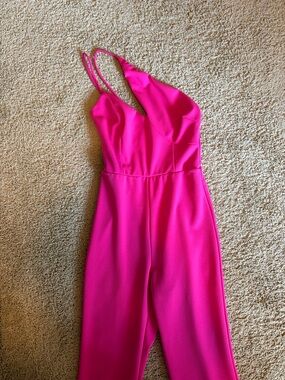 Bright Pink Jumpsuit
